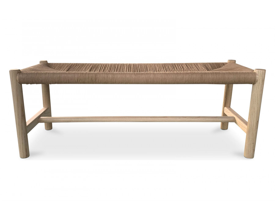 Moe's Hawthorn Bench - Natural, Large