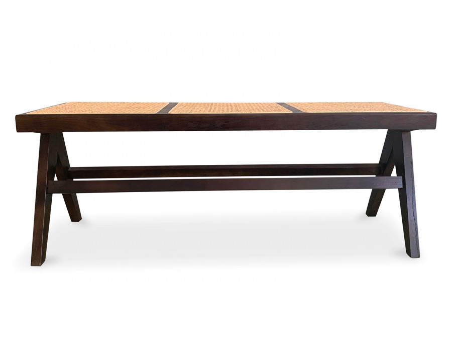 Moe's Takashi Bench - Dark Brown