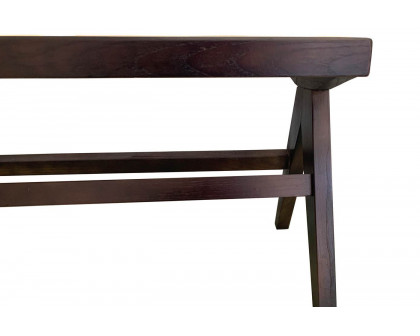 Moe's Takashi Bench - Dark Brown