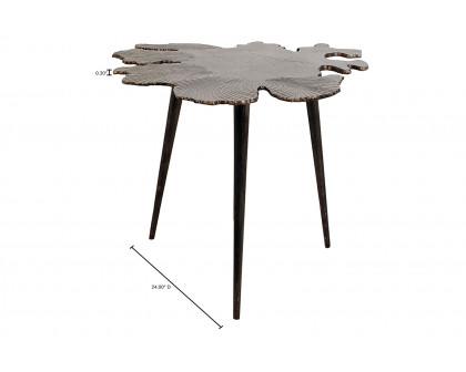 Moe's Amoeba Side Table - Gray