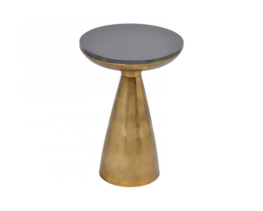 Moe's Font Side Table - Brass