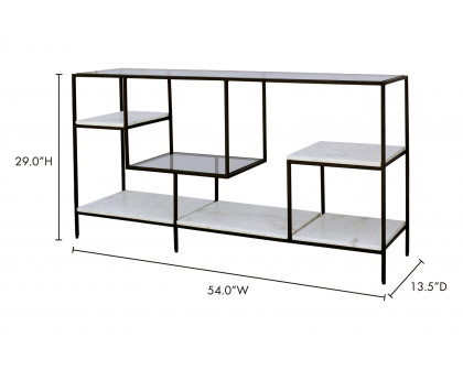 Moe's - Banswara Marble Display Shelf in Multi-Color