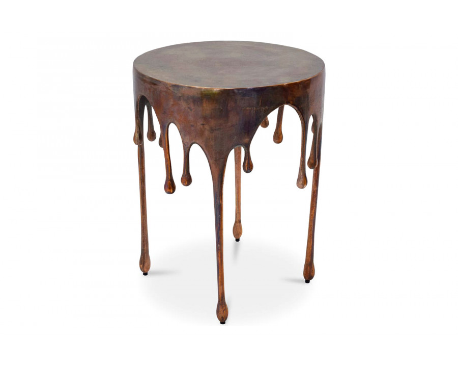 Moe's - Copperworks Accent Table in Brown