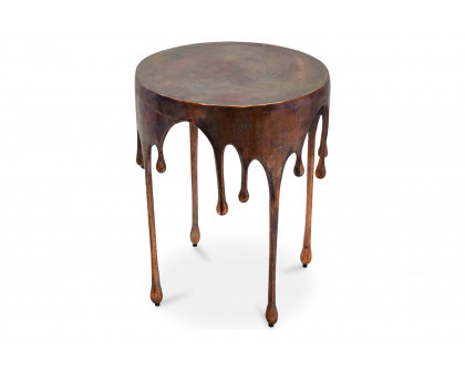 Moe's - Copperworks Accent Table in Brown