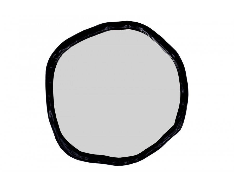 Moe's Foundry Round Mirror - Black, Small