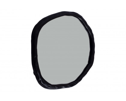 Moe's Foundry Round Mirror - Black, Small