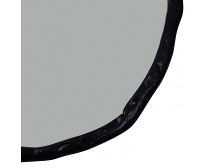 Moe's Foundry Round Mirror - Black, Small