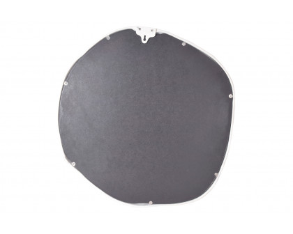 Moe's Foundry Round Mirror - White, Small