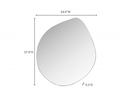 Moe's - Spi Mirror in Gray