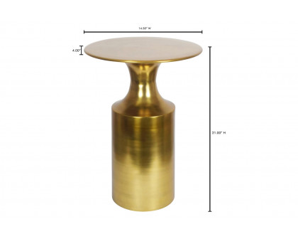 Moe's Rassa Accent Table - Gold