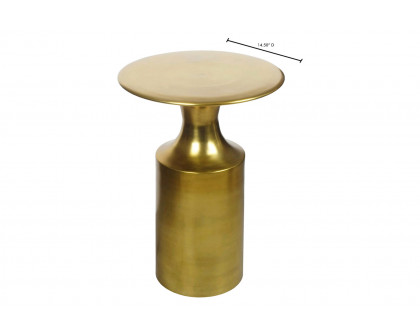 Moe's Rassa Accent Table - Gold