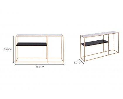 Moe's - Mies Console Table in Yellow