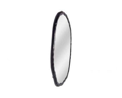 Moe's Foundry Oval Mirror - Black