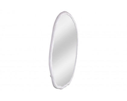 Moe's Foundry Oval Mirror - White