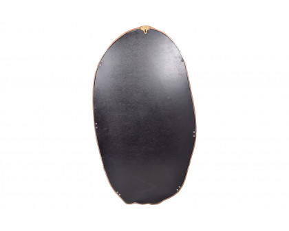 Moe's Foundry Oval Mirror - Gold