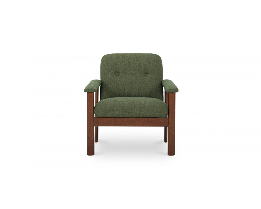 Moe's Parker Contemporary Lounge Chair - Green