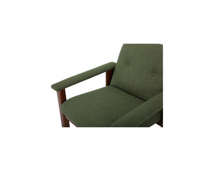 Moe's Parker Contemporary Lounge Chair - Green