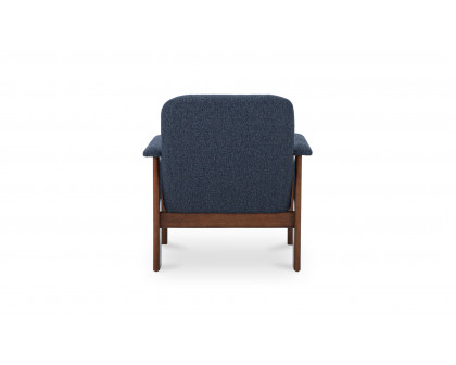 Moe's Parker Contemporary Lounge Chair - Dark Blue