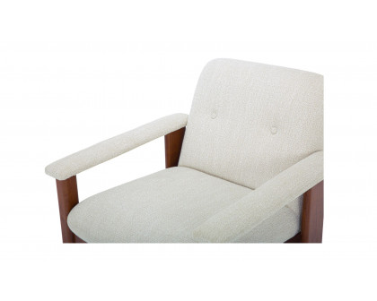 Moe's Parker Contemporary Lounge Chair - Beige