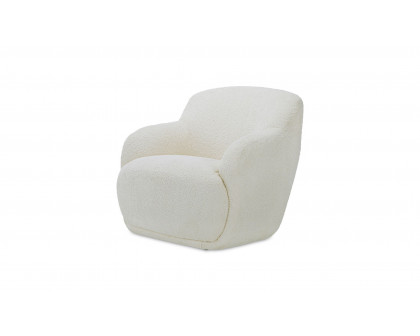 Moe's Stevie Contemporary Lounge Chair - Cream