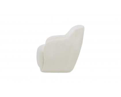 Moe's Stevie Contemporary Lounge Chair - Cream