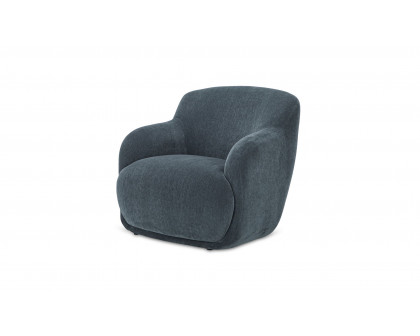 Moe's Stevie Contemporary Lounge Chair - Slate Blue