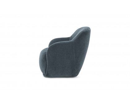 Moe's Stevie Contemporary Lounge Chair - Slate Blue