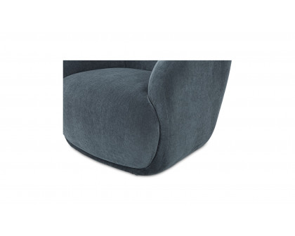 Moe's Stevie Contemporary Lounge Chair - Slate Blue