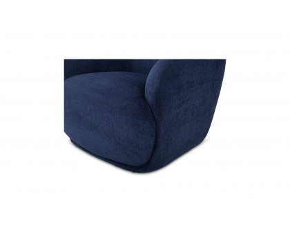 Moe's Stevie Contemporary Lounge Chair - Navy