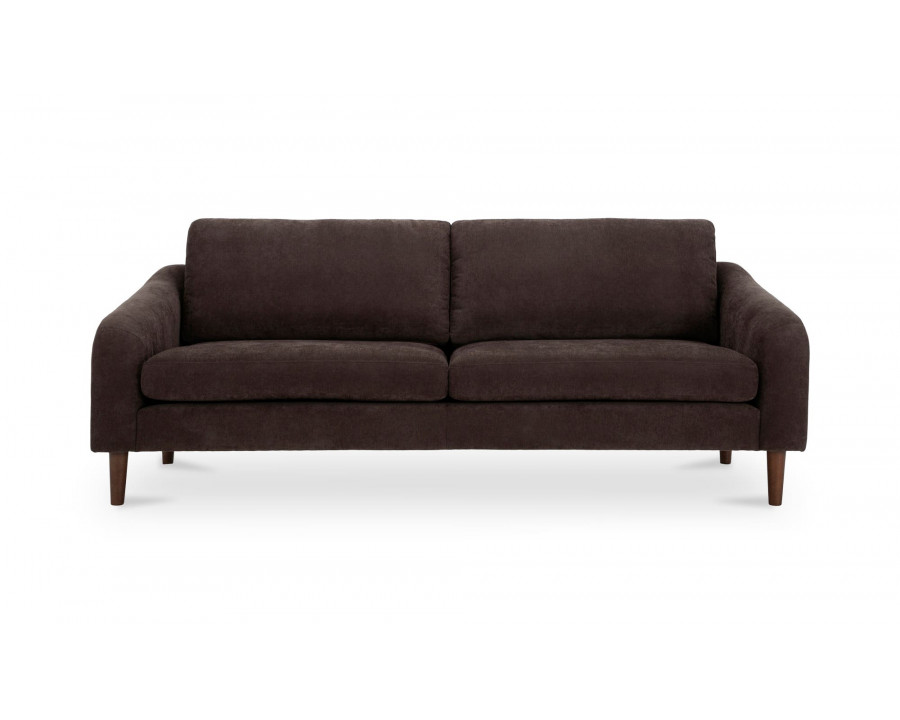 Moe's Quinn Contemporary Sofa - Dark Brown