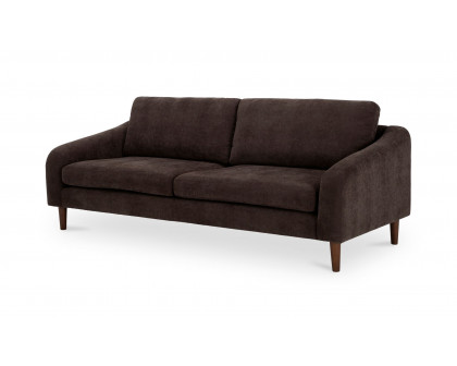 Moe's Quinn Contemporary Sofa - Dark Brown