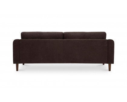 Moe's Quinn Contemporary Sofa - Dark Brown