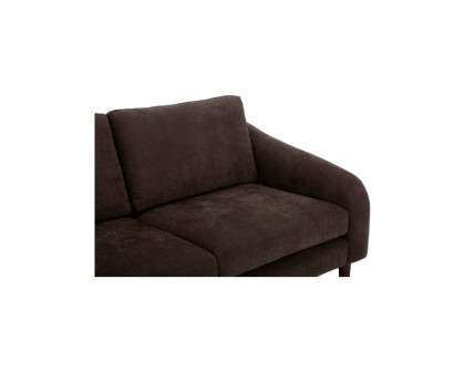 Moe's Quinn Modern Sectional - Dark Brown