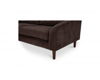 Moe's Quinn Modern Sectional - Dark Brown