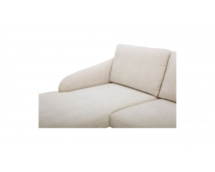 Moe's Quinn Modern Sectional - Oatmeal