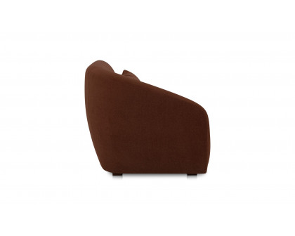 Moe's Amelia Contemporary Left Arm Chair - Chestnut