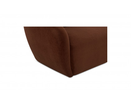 Moe's Amelia Contemporary Left Arm Chair - Chestnut