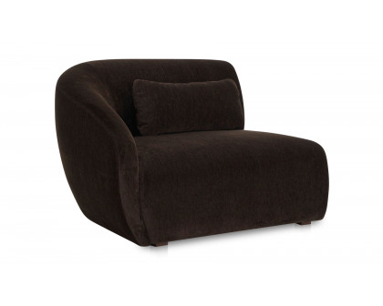 Moe's Amelia Contemporary Left Arm Chair - Espresso