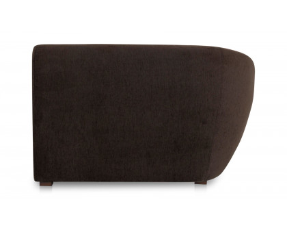 Moe's Amelia Contemporary Left Arm Chair - Espresso