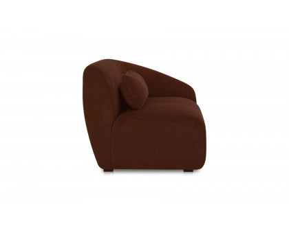 Moe's Amelia Contemporary Right Arm Chair - Chestnut