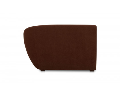 Moe's Amelia Contemporary Right Arm Chair - Chestnut