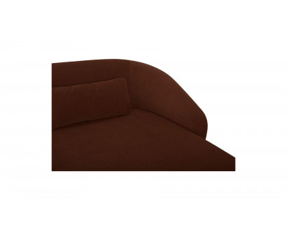 Moe's Amelia Contemporary Right Arm Chair - Chestnut