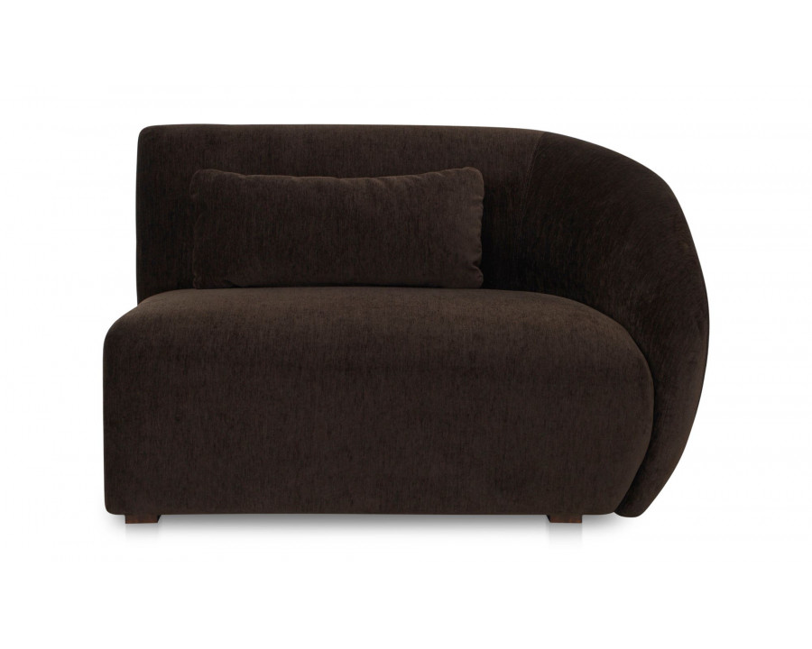 Moe's Amelia Contemporary Right Arm Chair - Espresso