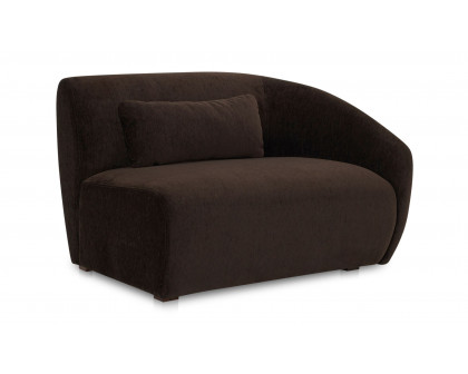 Moe's Amelia Contemporary Right Arm Chair - Espresso