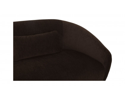 Moe's Amelia Contemporary Right Arm Chair - Espresso