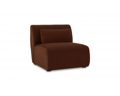 Moe's Amelia Contemporary Slipper Chair - Chestnut