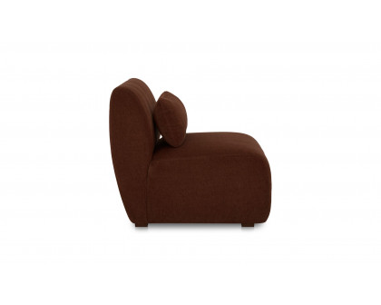 Moe's Amelia Contemporary Slipper Chair - Chestnut