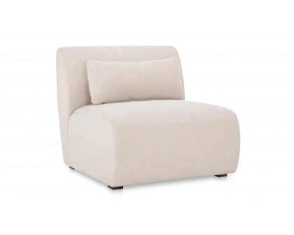 Moe's Amelia Contemporary Slipper Chair - Warm White