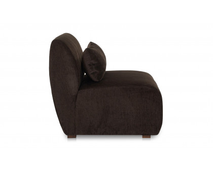 Moe's Amelia Contemporary Slipper Chair - Espresso