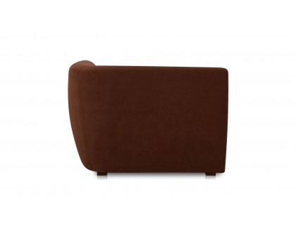 Moe's™ Amelia Contemporary Corner Chair - Chestnut